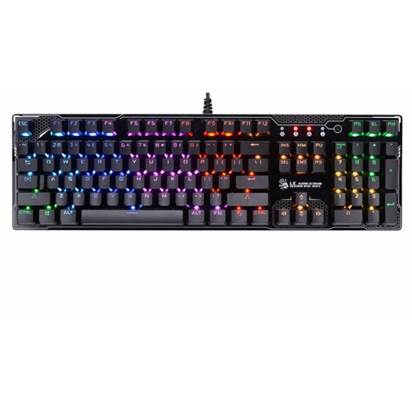 A4Tech Bloody B810R (Blue Switch) Light Strike RGB Animation Full Mechanical RGB Gaming Keyboard