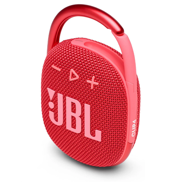 JBL Clip 4 Portable Bluetooth Speaker - Red