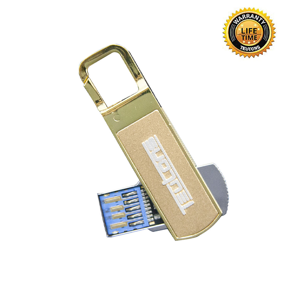 Teutons Amber Gold Flash Drive USB 3.1 Gen 1 – 64GB