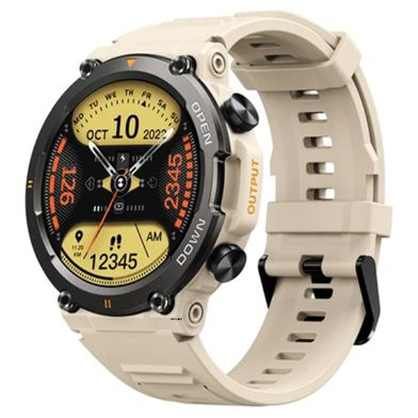 Zeblaze Vibe 7 Voice Calling Smart Watch-Black-Khaki