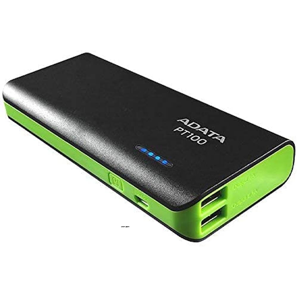 Adata Power Bank PT 100 Black - Green