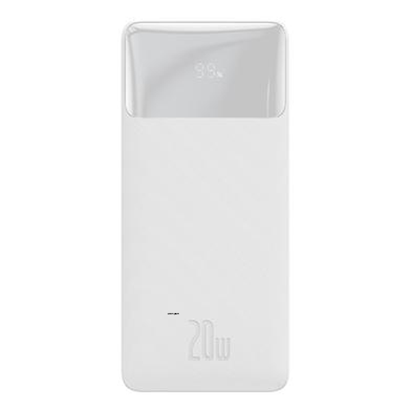 Baseus Bipow Digital Display Power bank 20000mAh 20W(PPDML-M02) - White