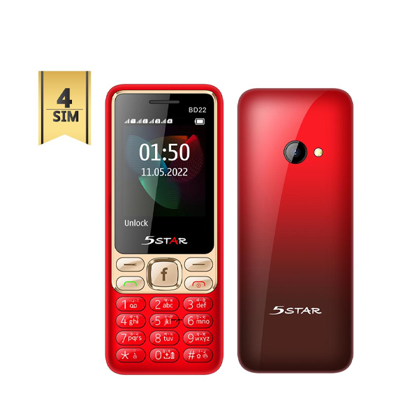 4 SIM 5 Star BD22 Mobile Phone