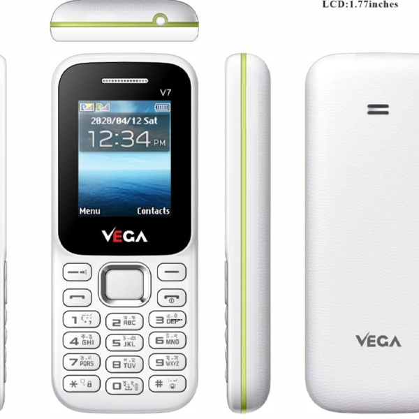 Vega v7 গোল্ড ডুয়াল সিম ফিচার ফোন