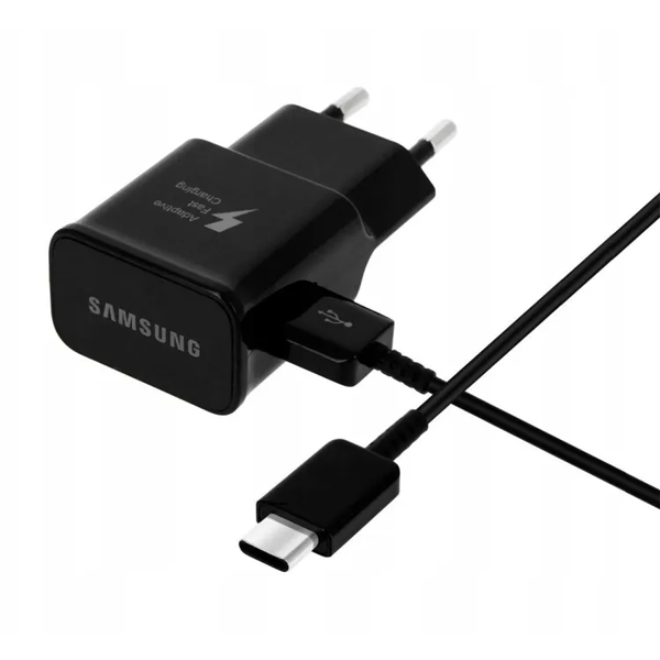 USB to Type-C Quick Charge Power Adapter - Black