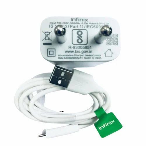 Infinix Charger Type B Cable 100-240v-50/60Hz