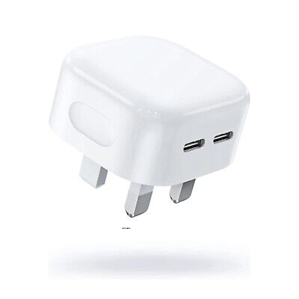 2022 Brand New 35W PD Adapter USB-C+C Dual Jack Fast Charge for apple iphone