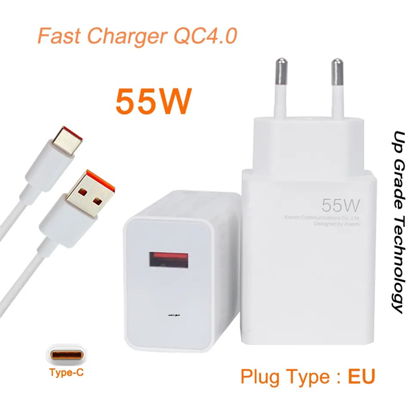 Xiaomi 55W Super-Vooc Supper-Fast GaN Charger Type-C
