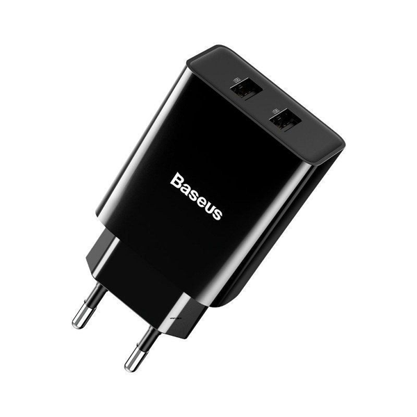 BASEUS 10.5W Speed Mini Dual USB Travel Charger for iPhone iPad Samsung Smartphone Tablet