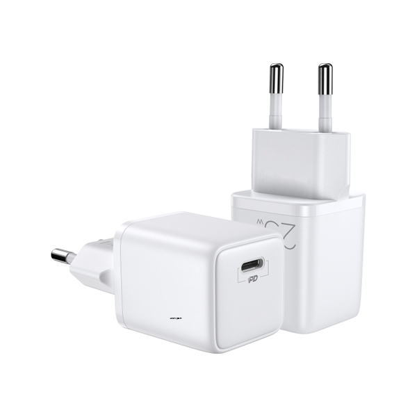 Joyroom L-P251 Fast USB Type C 25W 3A Wall Charger - White (EU Plug)