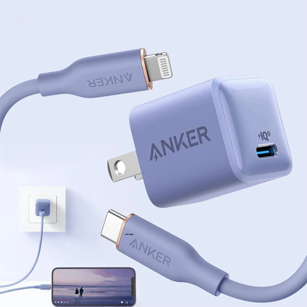 Anker 20W Power IQ3 with Type c To Lightning Cable (Anker B8662)