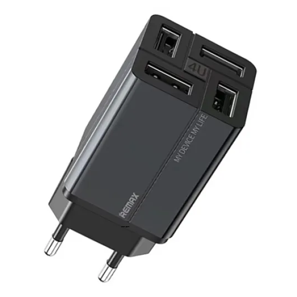 Remax Wanfu Series RP-U43 EU 3.4A Fast Charging adapter 4USB Port